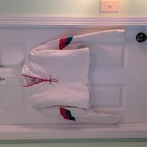 Adidas tech polar fleece in white